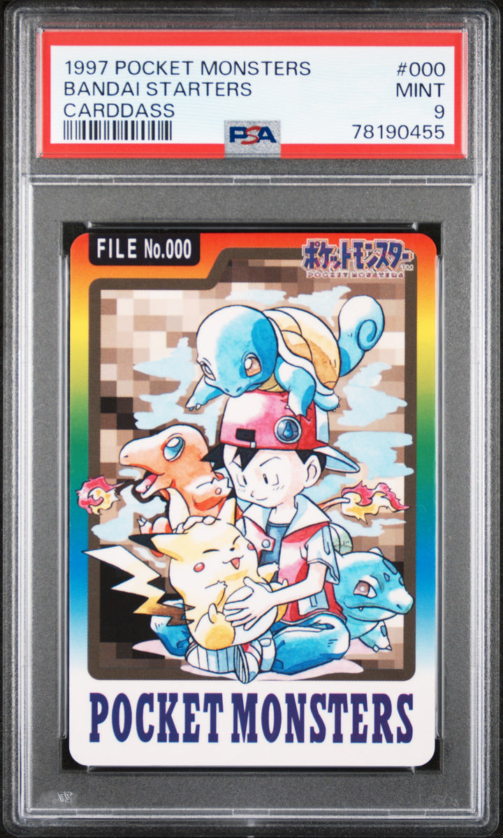 PSA 9: Bandai Starters [Pokémon Japanese Carddass] – Project TPS